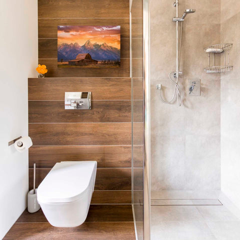 Image of 'Sunrise on the Ranch' by Darren White, Canvas Wall Art,18 x 12