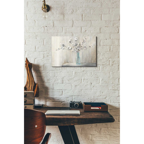 Image of 'Cotton Bouquet' by Julia Purinton, Canvas Wall Art,12 x 18