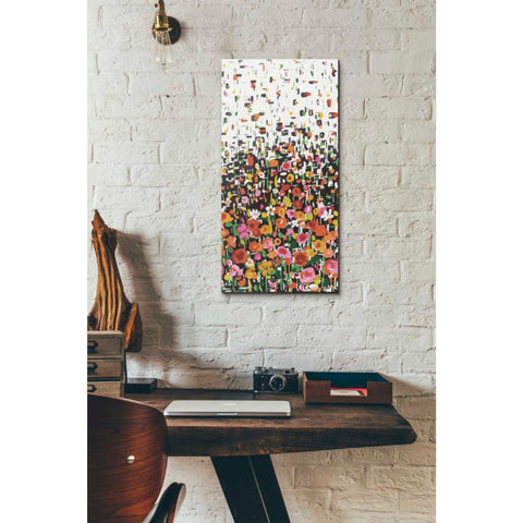 Image of 'Flower Shower' by Wild Apple Portfolio, Canvas Wall Art,12 x 24