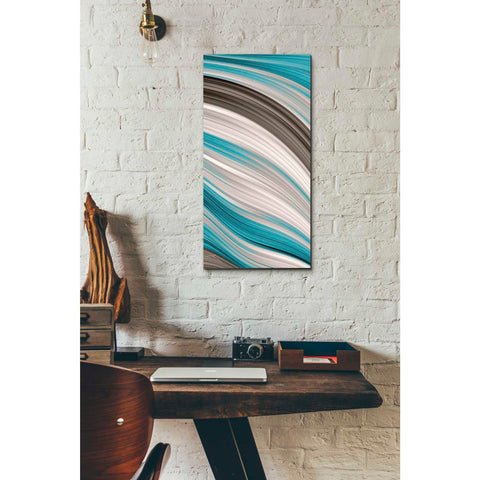 Image of 'Aqua Sweep II' by James Burghardt Giclee Canvas Wall Art