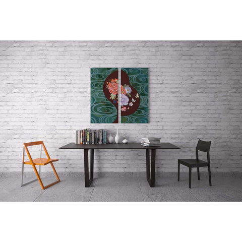 Image of 'Running Water II' by Zigen Tanabe, Giclee Canvas Wall Art