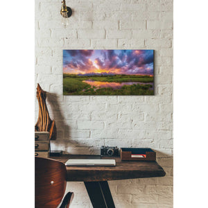 'Grand Sunset in the Tetons' by Darren White, Canvas Wall Art,12 x 24
