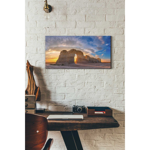 Image of 'Kansas Gold' by Darren White, Canvas Wall Art,12 x 24