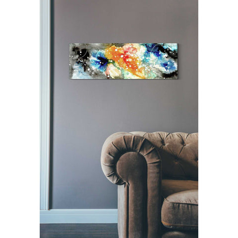 Image of 'Watercolor Nebula 1.0' by Craig Snodgrass, Canvas Wall Art,12 x 36