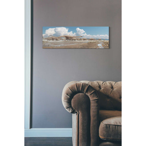Image of 'Migration' Canvas Wall Art,12 x 36