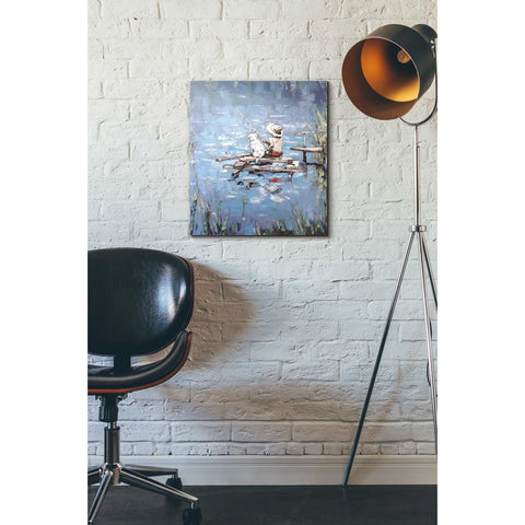 Image of 'Fishermen' by Alexander Gunin, Canvas Wall Art,16 x 18