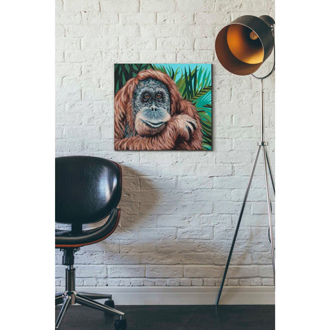 Image of 'Jungle Monkey I' by Carolee Vitaletti Canvas Wall Art,18 x 16