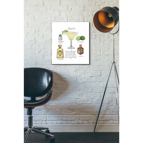 Image of 'Classic Cocktail - Margarita" by Naomi McCavitt. McCavitt Giclee Canvas Wall Art