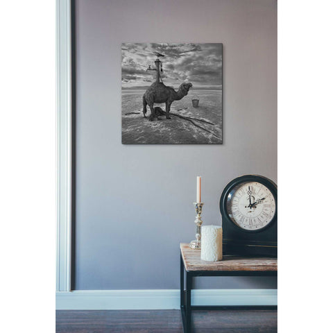 Image of 'Watering Place' by Dariusz Klimczak, Canvas Wall Art,18 x 18