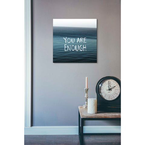 Image of 'You Are Enough' by Linda Woods, Canvas Wall Art,18 x 18