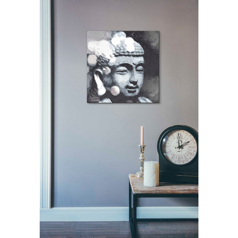 Image of 'Peaceful Buddha III' by Linda Woods, Canvas Wall Art,18 x 18