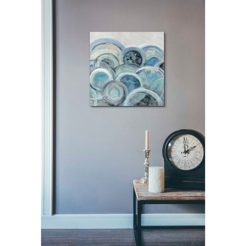 Image of 'Variation Blue Grey III' by Silvia Vassileva, Canvas Wall Art,18 x 18
