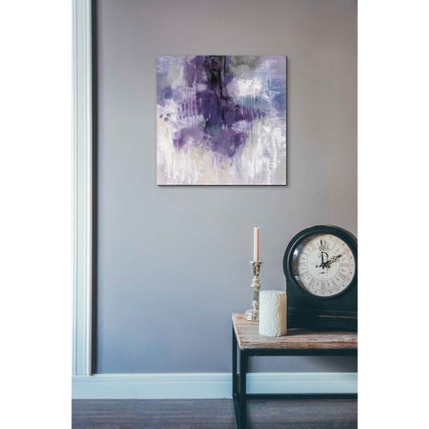 Image of 'Violet Rain' by Silvia Vassileva, Canvas Wall Art,18 x 18