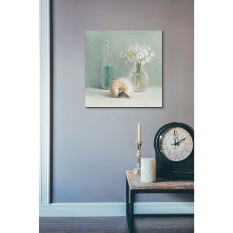 Image of 'White Flower Spa' by Danhui Nai, Canvas Wall Art,18 x 18