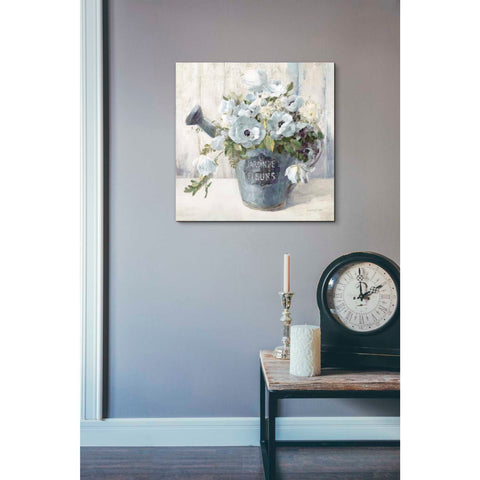 Image of 'Garden Blooms II Blue Crop' by Danhui Nai, Canvas Wall Art,18 x 18