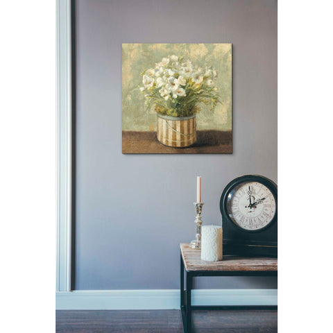 Image of 'Hatbox Freesia' by Danhui Nai, Canvas Wall Art,18 x 18