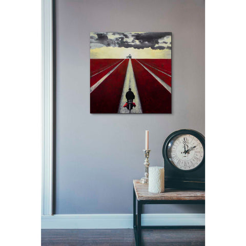 Image of 'WE'LL MEET AGAIN' by DB Waterman, Canvas Wall Art,18 x 18