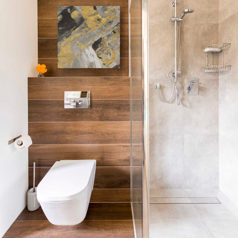 Image of 'Moab Gold and Black' by Albena Hristova, Canvas Wall Art,18 x 18