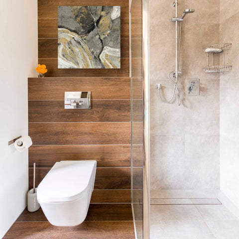 Image of 'Phoenix Neutral' by Albena Hristova, Canvas Wall Art,18 x 18