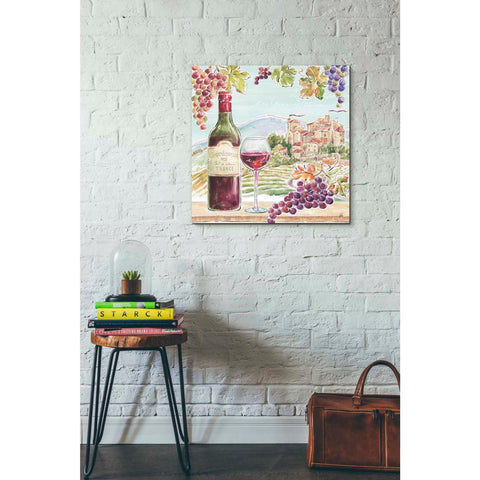 Image of 'Wine Country III' by Daphne Brissonet, Canvas Wall Art,18 x 18