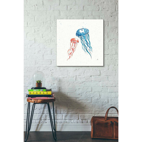 Image of 'Maritime VI' by Daphne Brissonet, Canvas Wall Art,18 x 18