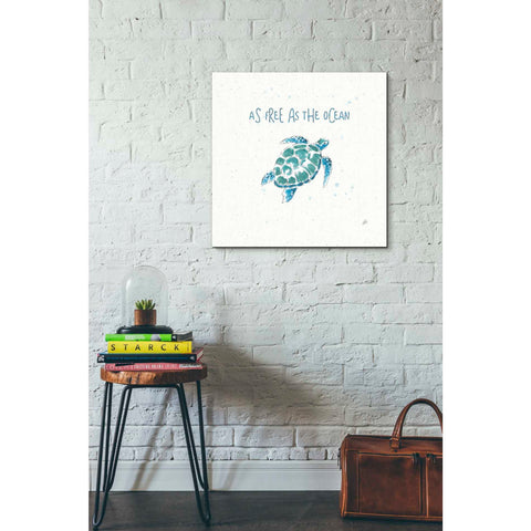 Image of 'Maritime III' by Daphne Brissonet, Canvas Wall Art,18 x 18