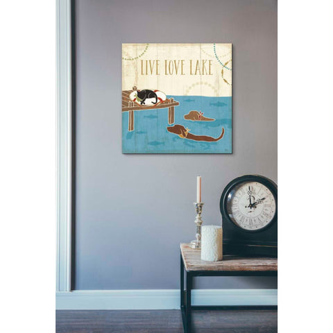 Image of 'Lake Pals V' by Veronique Charron, Canvas Wall Art,18 x 18