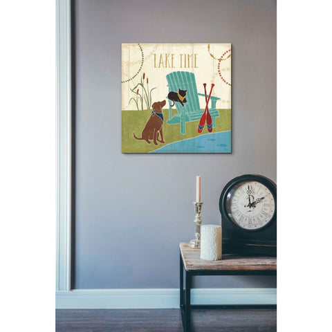 Image of 'Lake Pals IV' by Veronique Charron, Canvas Wall Art,18 x 18