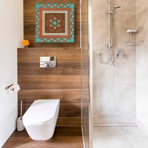 Image of 'Mexican Fiesta IV' by Veronique Charron, Canvas Wall Art,18 x 18