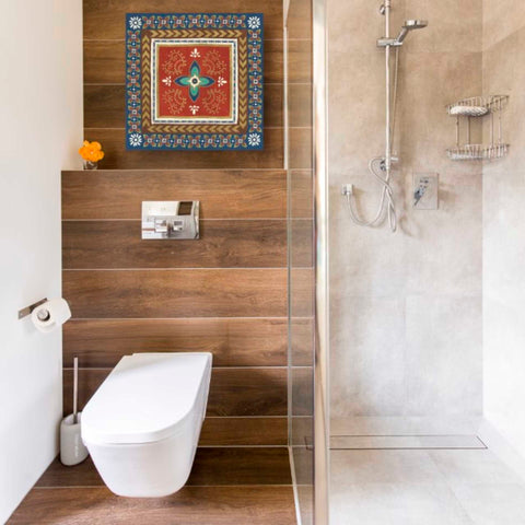 Image of 'Mexican Fiesta II' by Veronique Charron, Canvas Wall Art,18 x 18