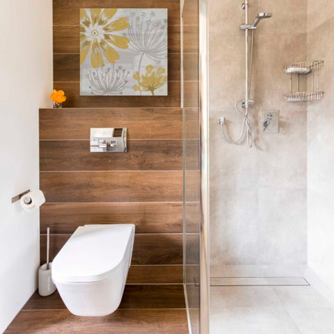 Image of 'Flowers in the Wind I' by Veronique Charron, Canvas Wall Art,18 x 18