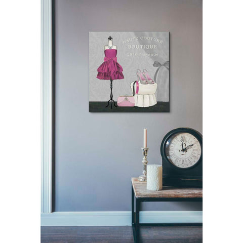 Image of 'Dress Fitting Boutique Sq II' by Marco Fabiano, Canvas Wall Art,18 x 18