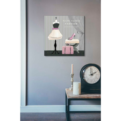 Image of 'Dress Fitting Boutique Sq I' by Marco Fabiano, Canvas Wall Art,18 x 18