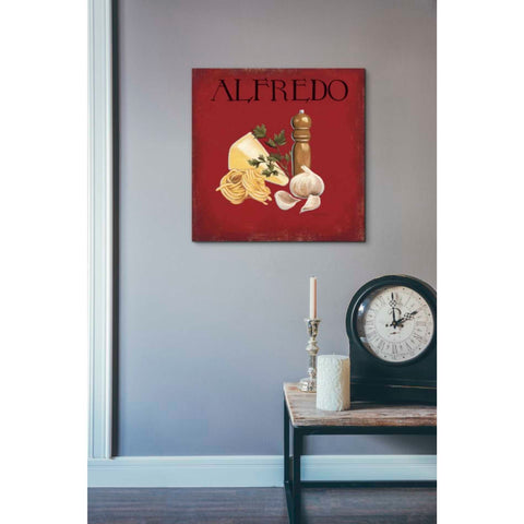 Image of 'Italian Cuisine III' by Marco Fabiano, Canvas Wall Art,18 x 18