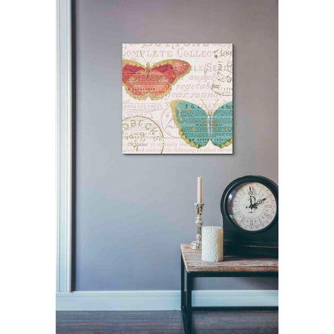 Image of 'Bookshelf Botanical VII' by Katie Pertiet, Canvas Wall Art,18 x 18