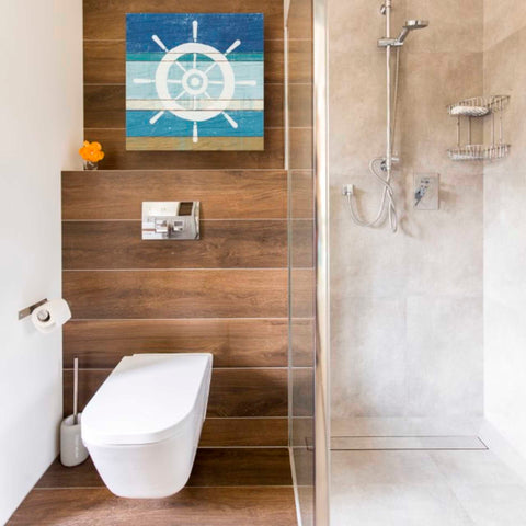 Image of 'Beachscape VI Helm White' by Michael Mullan, Canvas Wall Art,18 x 18