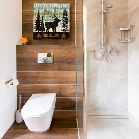 Image of 'Simple Living Elk' by Michael Mullan, Canvas Wall Art,18 x 18