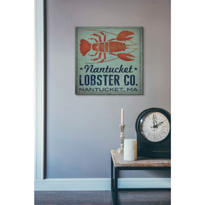 'Nantucket Lobster Square' by Ryan Fowler, Canvas Wall Art,18 x 18