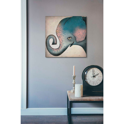 Image of 'Elephant Wow II' by Ryan Fowler, Canvas Wall Art,18 x 18