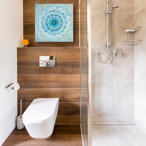 Image of 'Coastal Mandala' by Danhui Nai, Canvas Wall Art,18 x 18