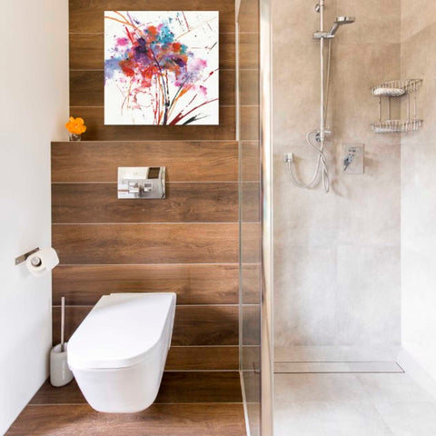 Image of 'Floral Explosion I on White' by Jan Griggs, Giclee Canvas Wall Art