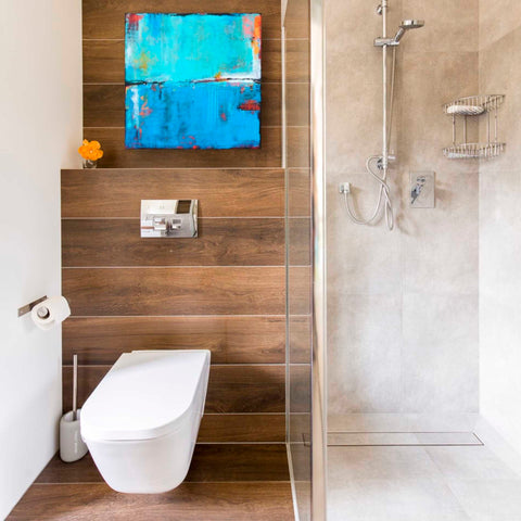 Image of 'Matchbox Blues 5' by Erin Ashley Canvas Wall Art,18 x 18