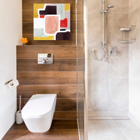 Image of 'Color Blocking II' by Grace Popp Canvas Wall Art,18 x 18