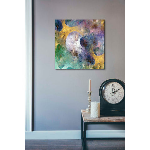 Image of 'Lunar Tiles I' by James Burghardt, Canvas Wall Art,18 x 18