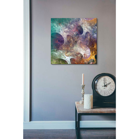 Image of 'Lunar Tiles IV' by James Burghardt, Canvas Wall Art,18 x 18