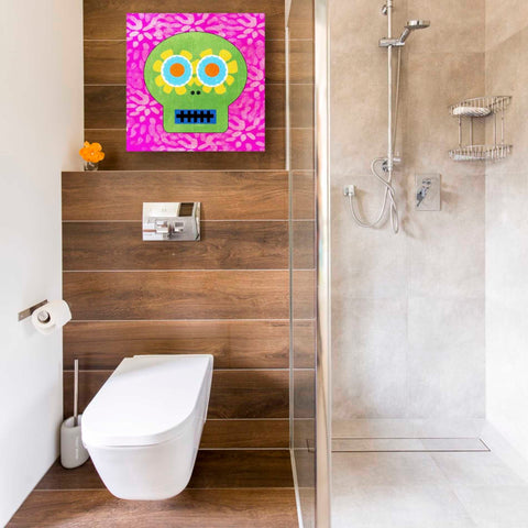 Image of 'Day Of The Dead I' by Linda Woods, Canvas Wall Art,18 x 18