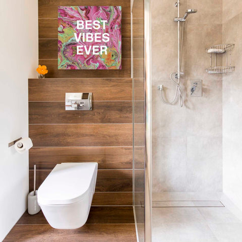 Image of 'Best Vibes Ever' by Linda Woods, Canvas Wall Art,18 x 18