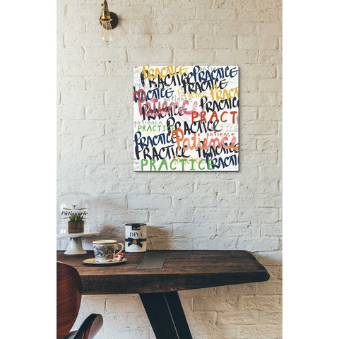 Image of 'Patience' by Linda Woods, Canvas Wall Art,18 x 18