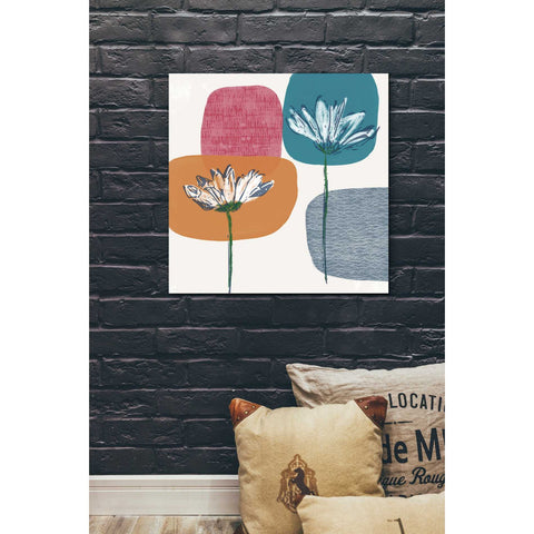 Image of 'Fall Floral I' by Linda Woods, Canvas Wall Art,18 x 18