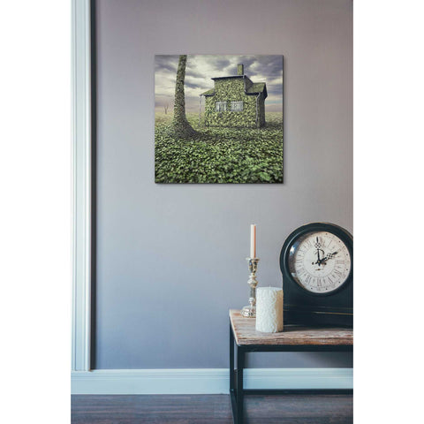 Image of 'House of Leaves' by Dariusz Klimczak, Canvas Wall Art,18 x 18